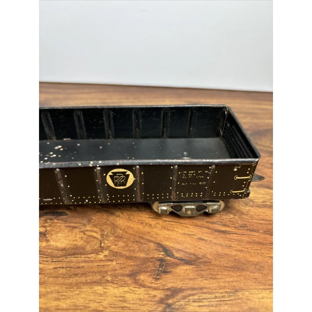 MARX Gondola Train Car Pennsylvania PRR 347000 3552 Vintage Short Sides‎